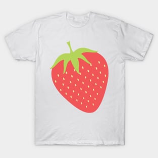 Strawberries Pattern T-Shirt